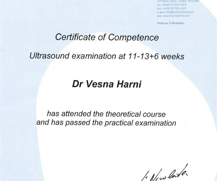 dr.sc.Vesna Harni – certifikat 5