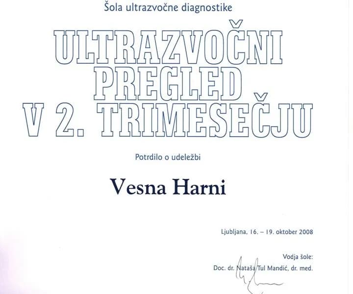 dr.sc.Vesna Harni – certifikat 6