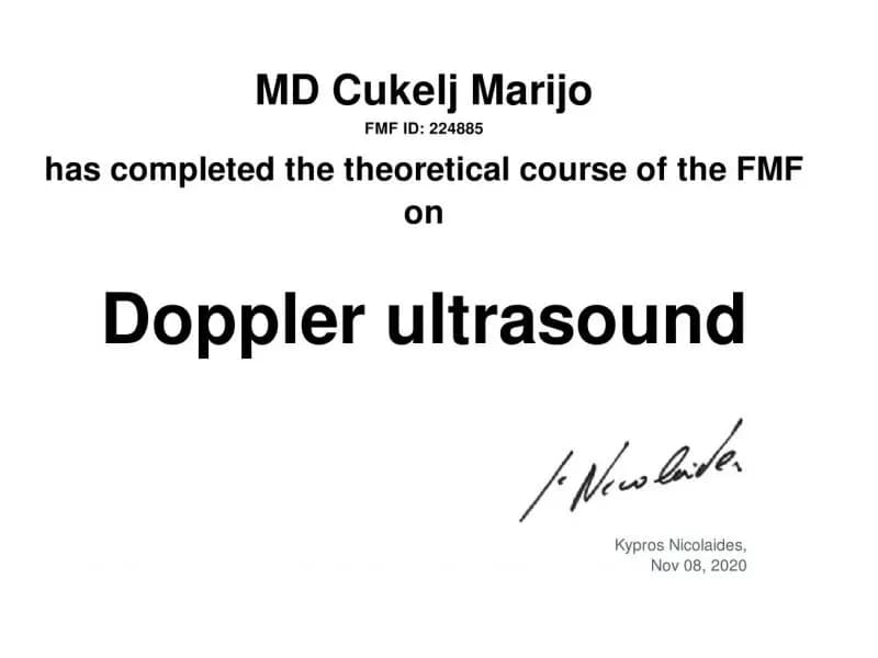 dr. Marijo Čukelj – certifikat 8