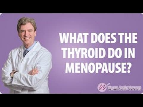 Stajalište: Bolesti štitnjače i menopauza