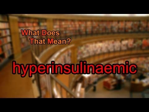 Hiperinzulinemija 'in utero'