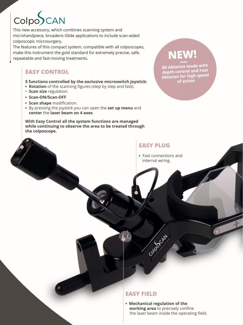 Laserska robotska ruka za liječenje ginekoloških lezija – ColpoScan